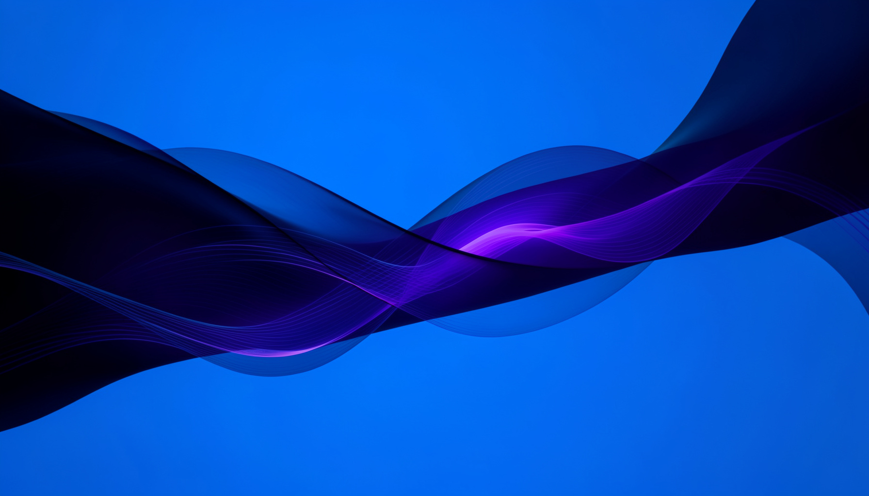 Dark atmospheric abstract data visualization with flowing indigo and violet gradients, evoking streaming data pipelines